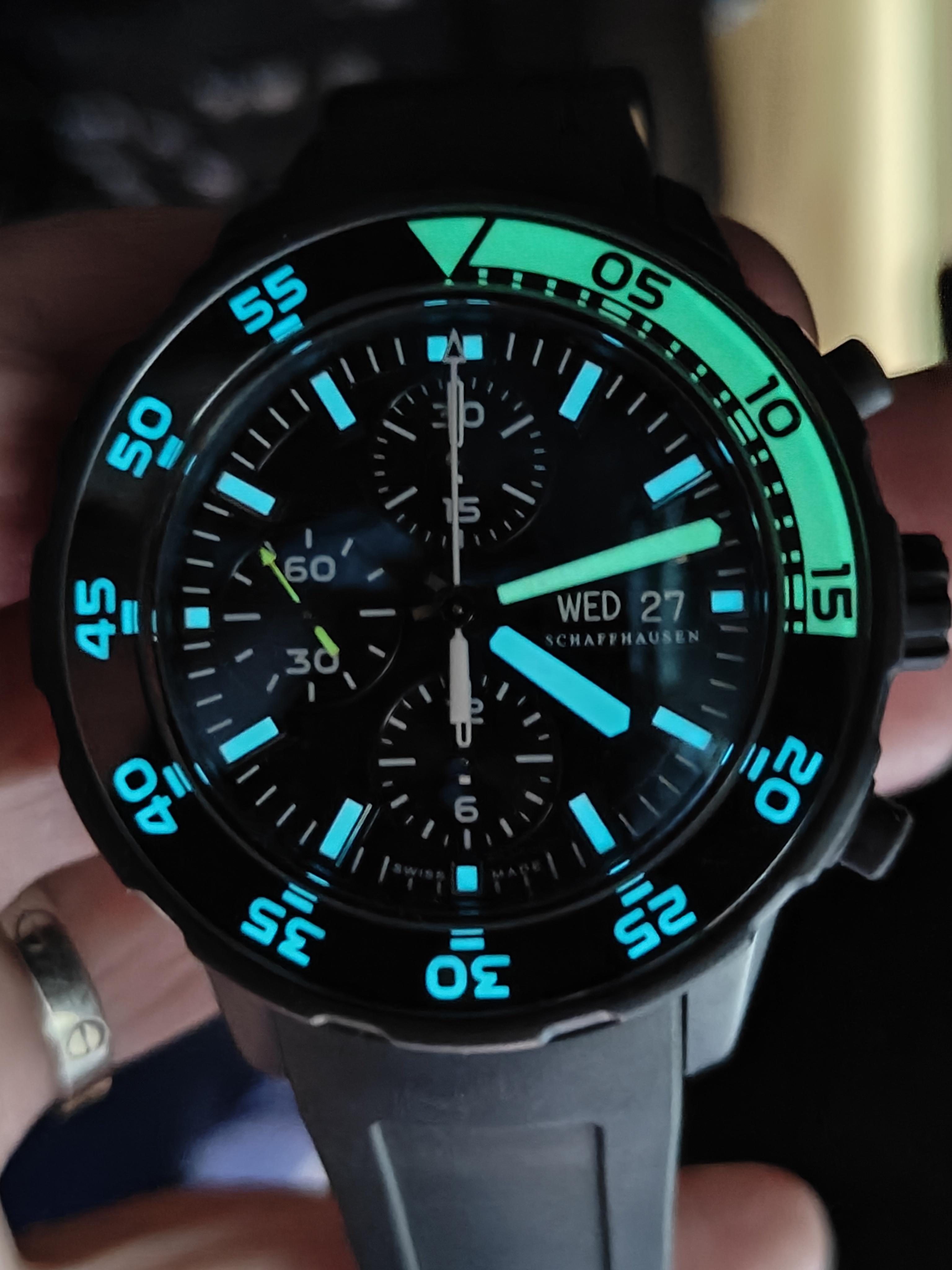 IW376705 IWC Aquatimer Chronograph Edition Galapagos Islands Black