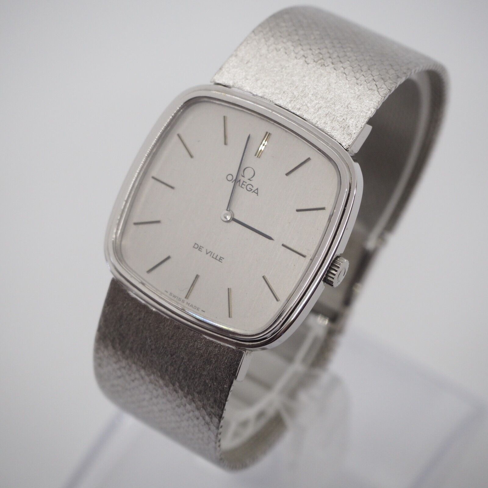 Omega Deville Watch Vintage Manual Men's 31mm Silver Dial