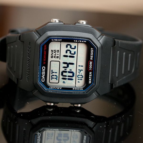 Casio Men S W800h 1av Watch Digital Multi Function Sports 10 Year Battery Watchcharts