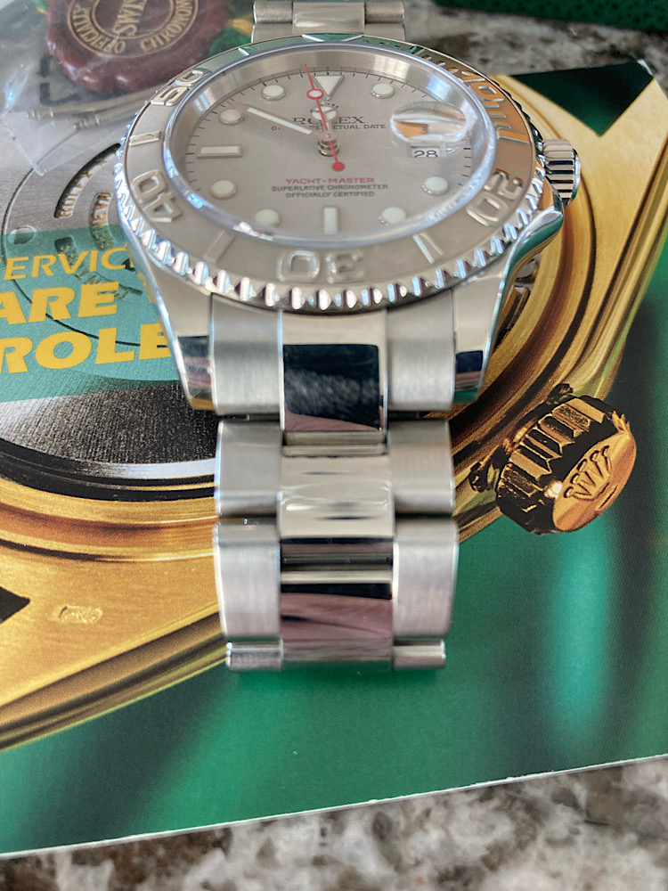 Rolex Yacht-Master 16622 Platinum bezel - ChronoTimepieces