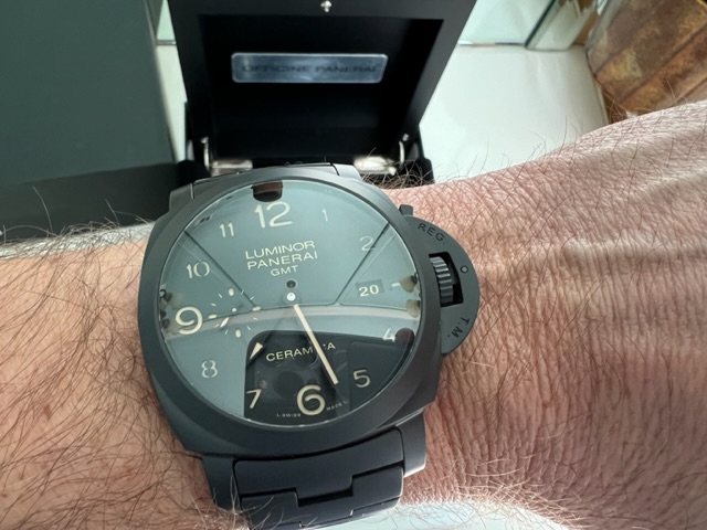 FS Panerai PAM 438 Ceramica with boxes and papers WatchCharts