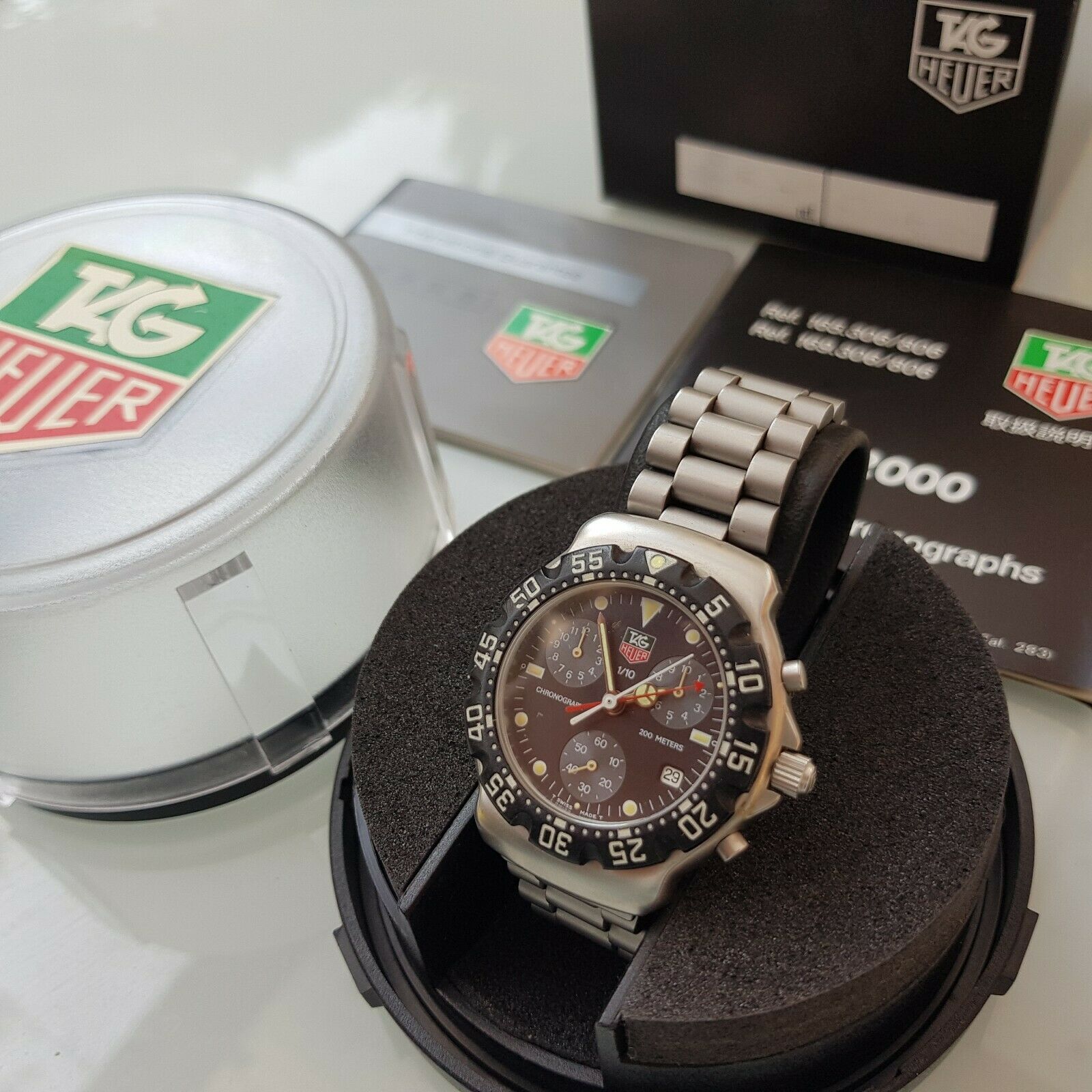 1992 TAG HEUER FORMULA 1 CHRONOGRAPH 1 10TH REF.CA1211 RO WatchCharts Marketplace