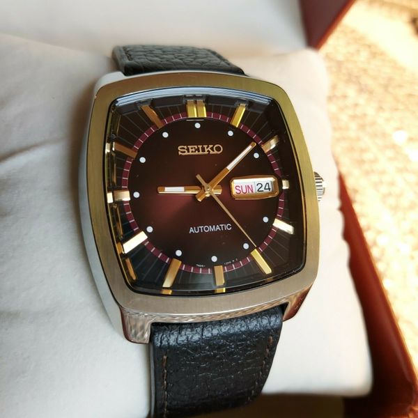 Seiko Men's RECRAFT Series Automatic-self-Wind Leather Strap Watch Model:  SNKP25 | WatchCharts