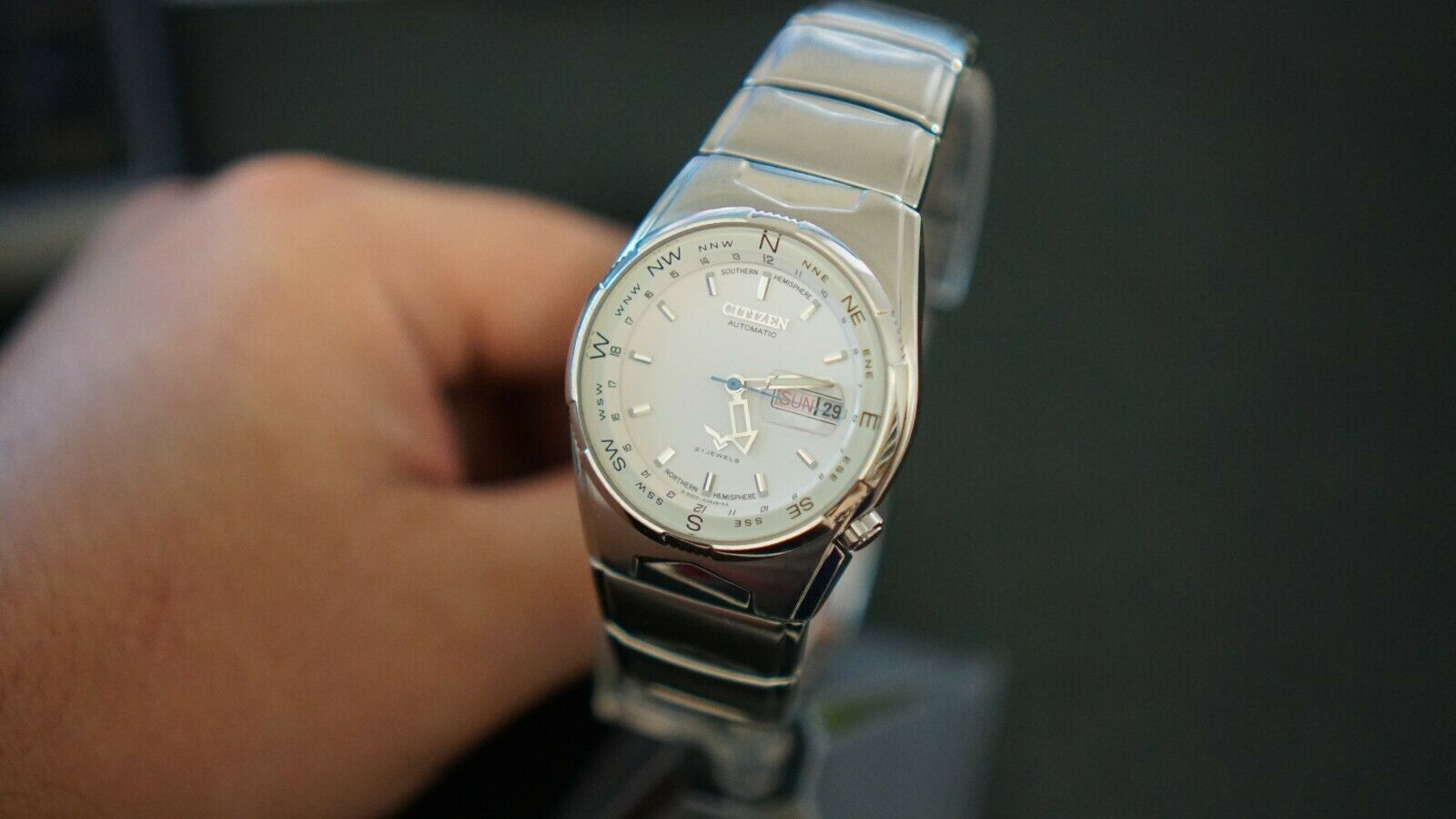 Citizen Automatic RARE Watch 8200-S83201-CST 21 Jewels Japanese