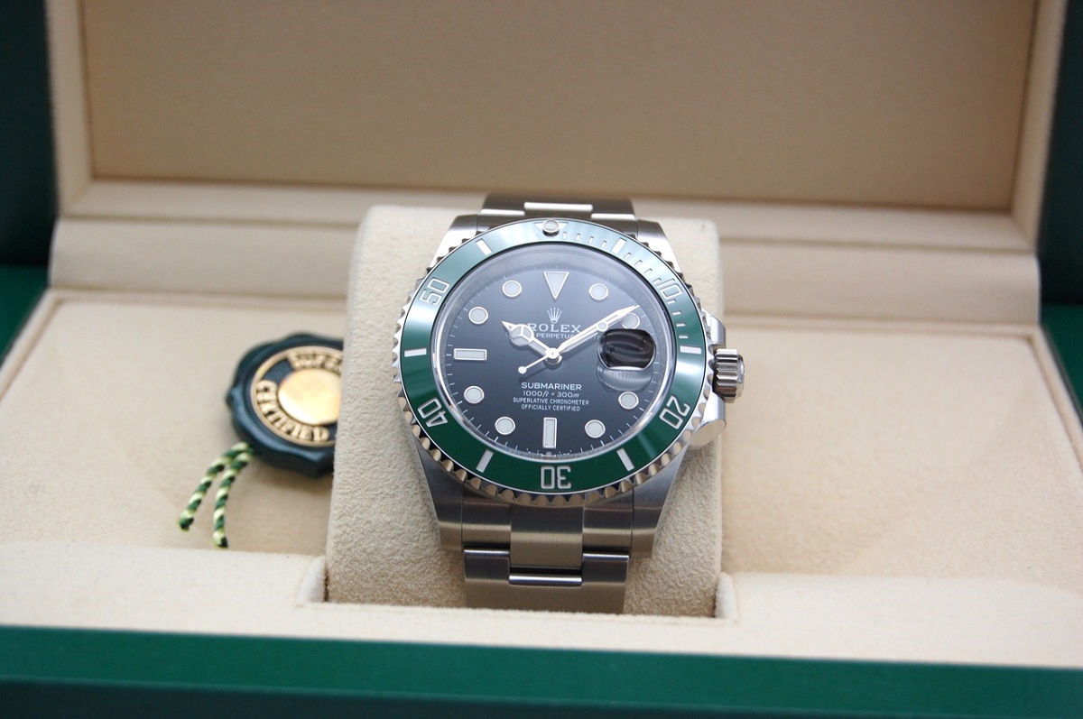 Rolex Submariner Date 126610LV Kermit 2022 for $22,297 for sale from a  Seller on Chrono24