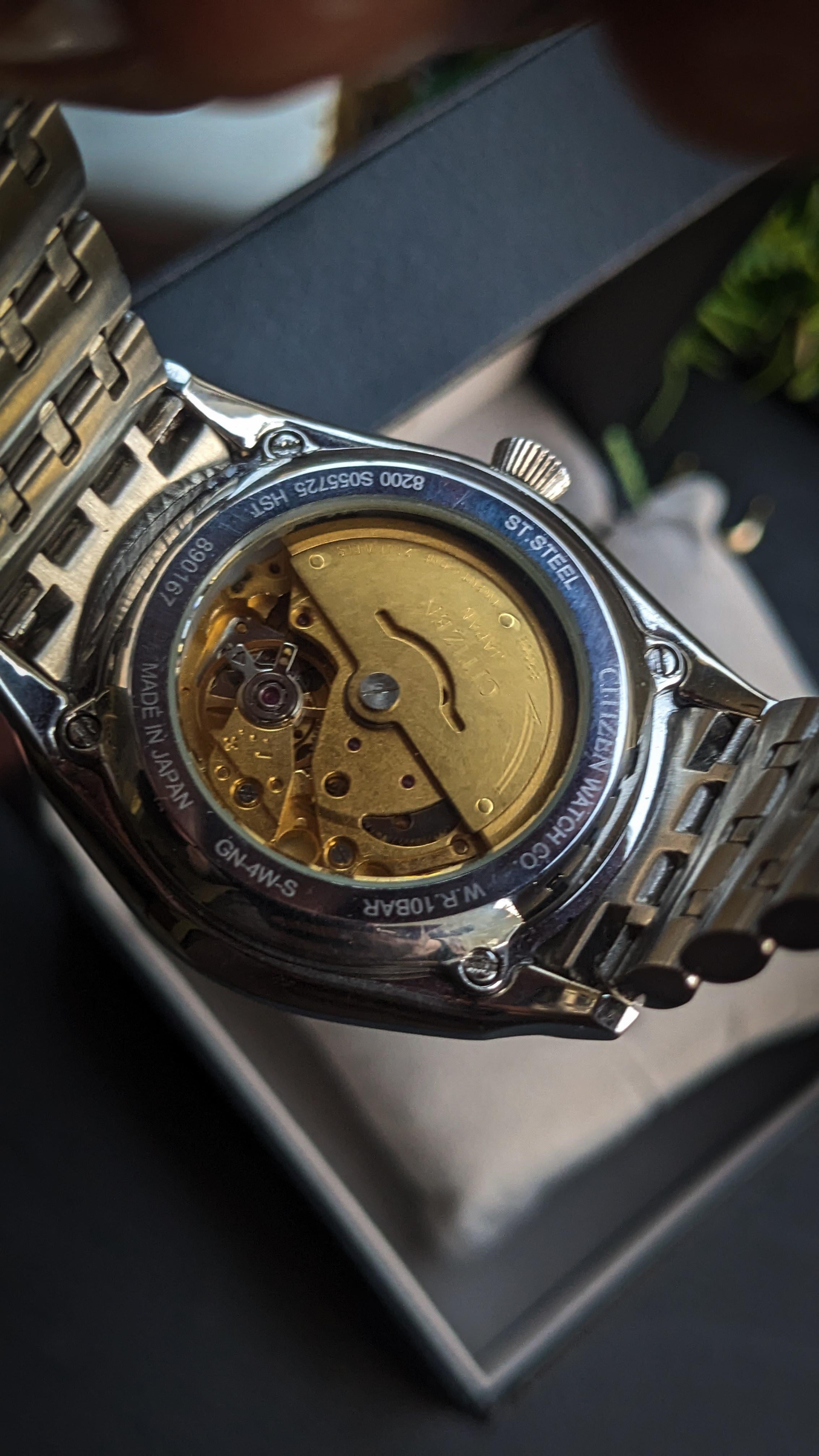 wts] Citizen Automatic Sapphire MOP 8200-S055725 Day Date 21jewels