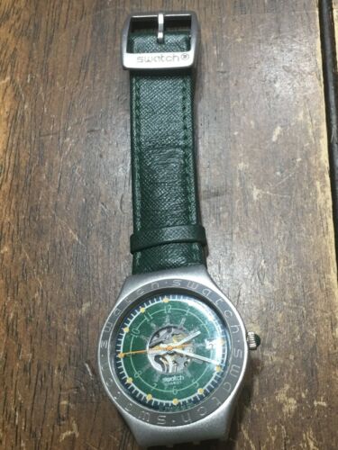 Vintage Swatch Irony Aluminium AG 1995 New Battery Running