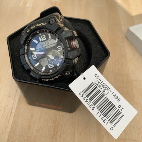 Casio G Shock Mudmaster Gg 1000 1a Black Gshock Watch Watchcharts