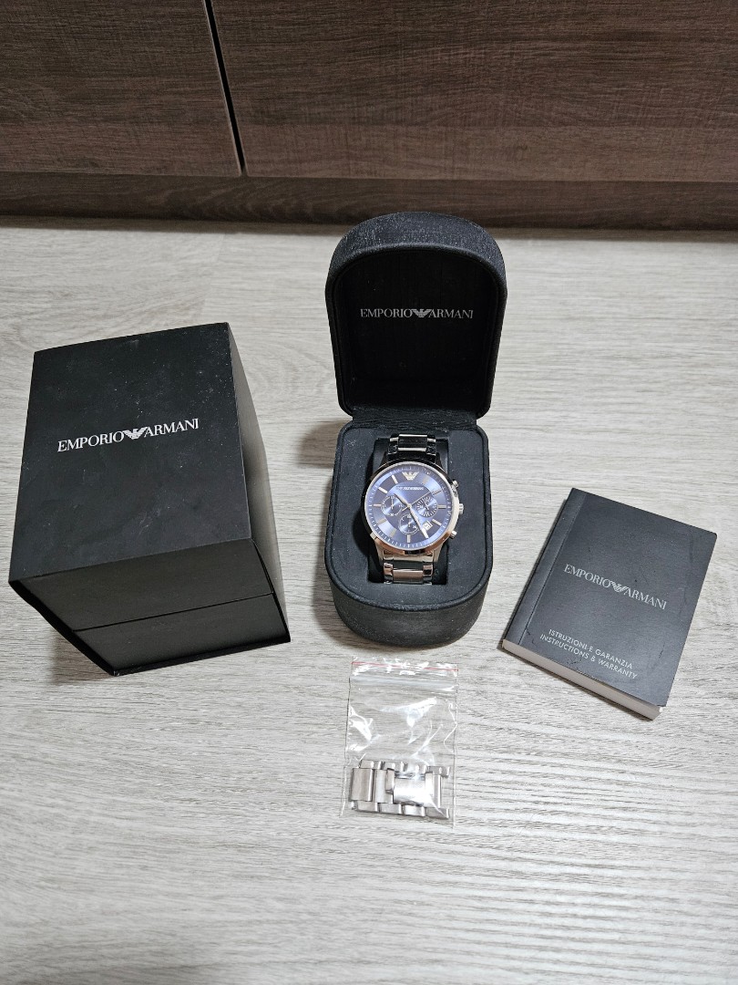 Brand New] Emporio Armani AR2448 Classico Chronograph Men's Watch - (Hari  Raya Sale), Mobile Phones & Gadgets, Wearables & Smart Watches on Carousell