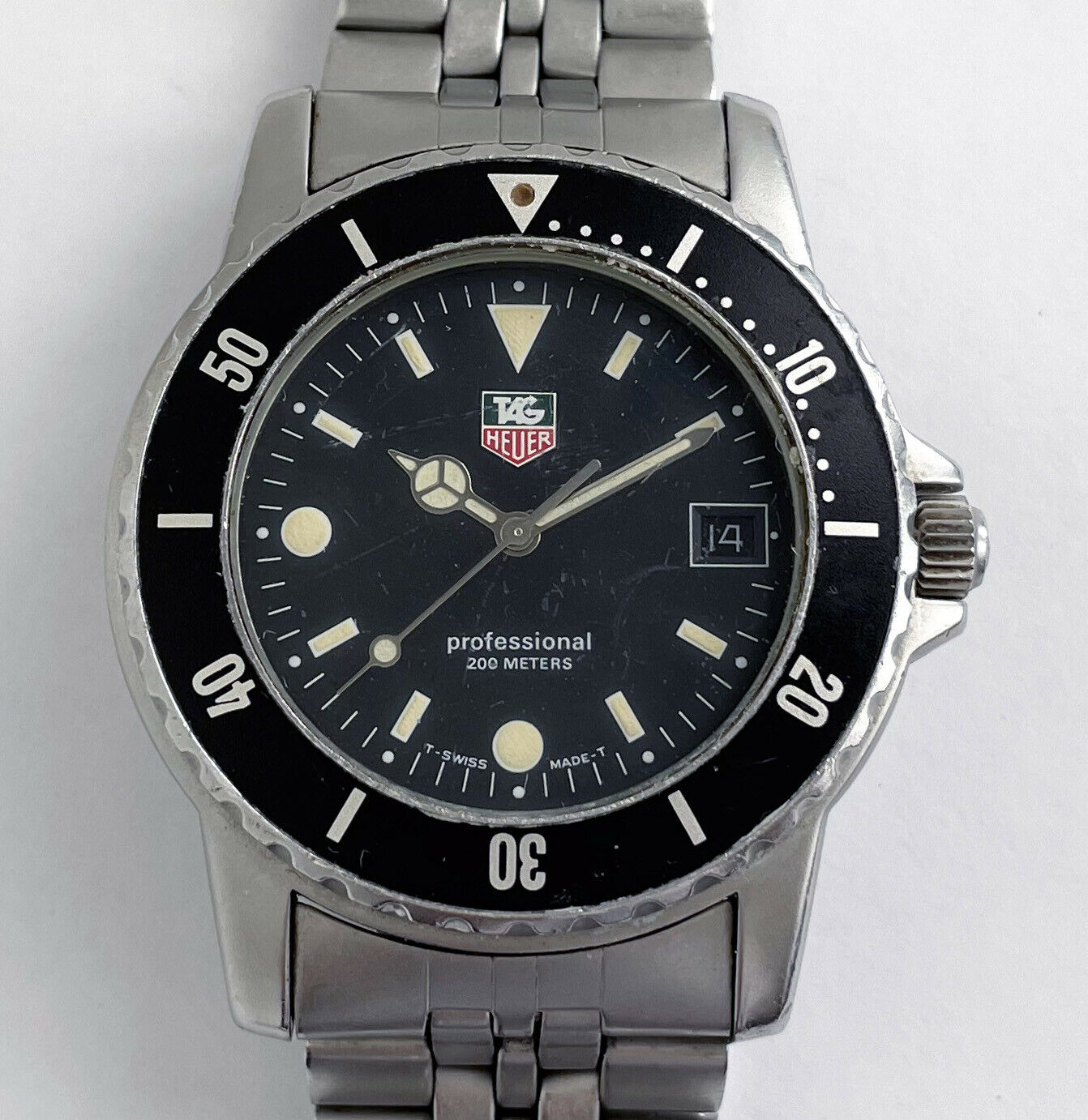 TAG HEUER Professional Stainless Steel Men's Watch 929.206G