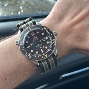 Omega Seamaster Diver 300M 42 mm, titanium on NATO strap 210.92