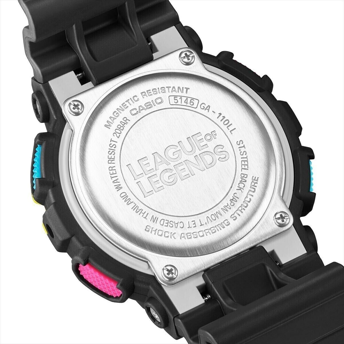 CASIO G-SHOCK LEAGUE OF LEGENDS Collaboration Model GA-110LL-1AJR