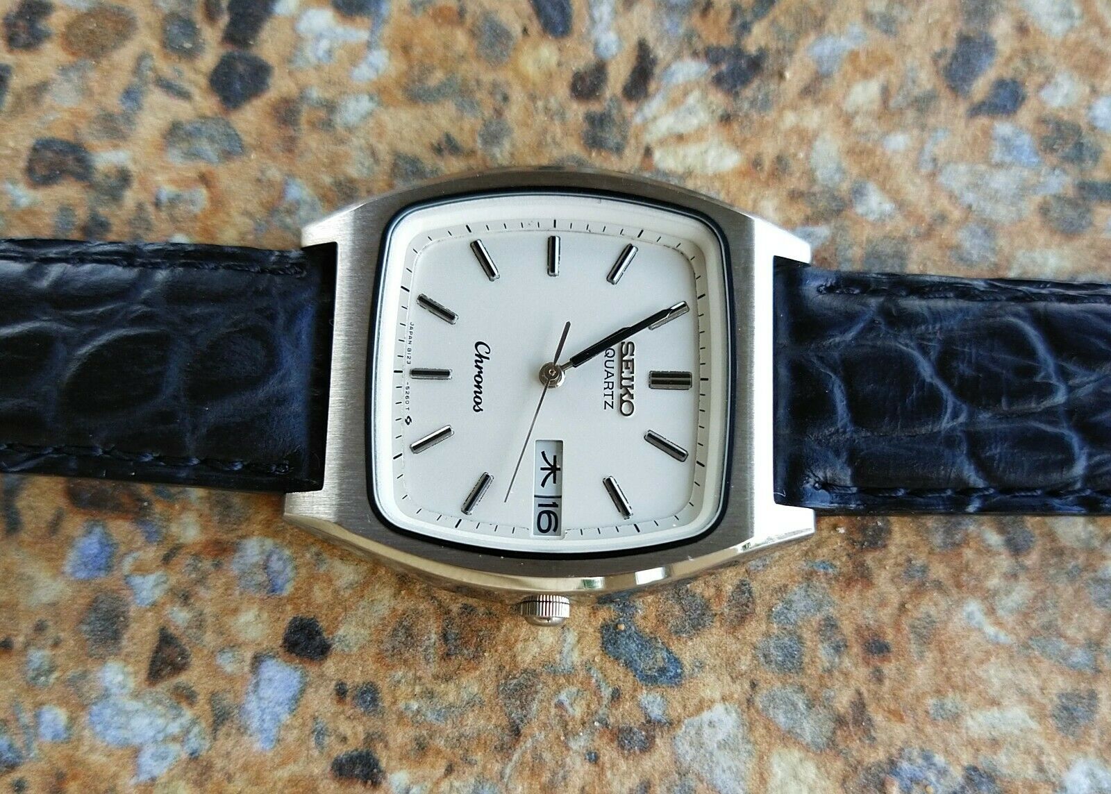 Seiko Chronos Quartz JDM 8123 5240 JDM December 1985 Kanji