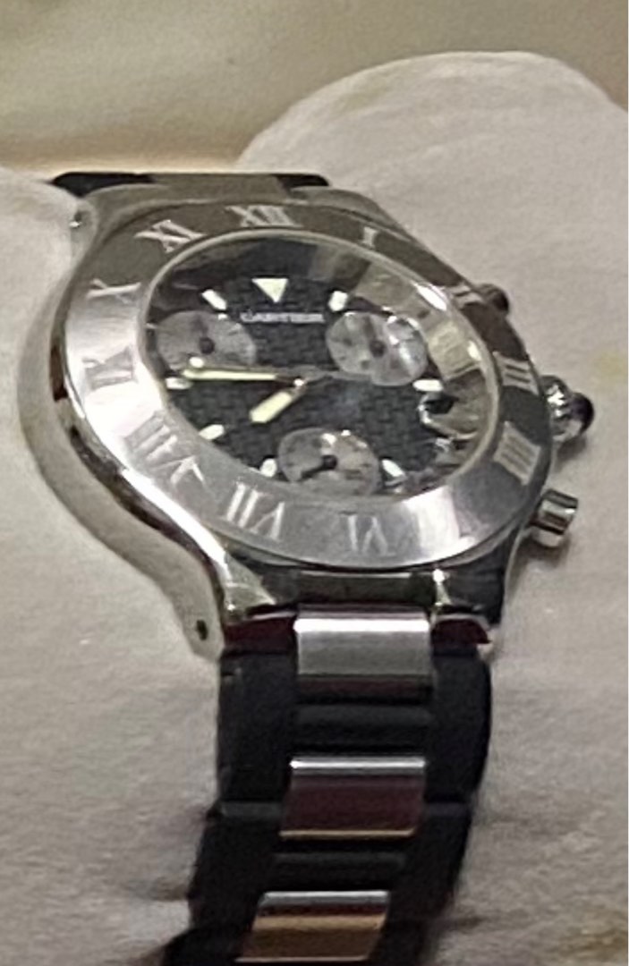 Cartier sport watch full sets WatchCharts Marketplace