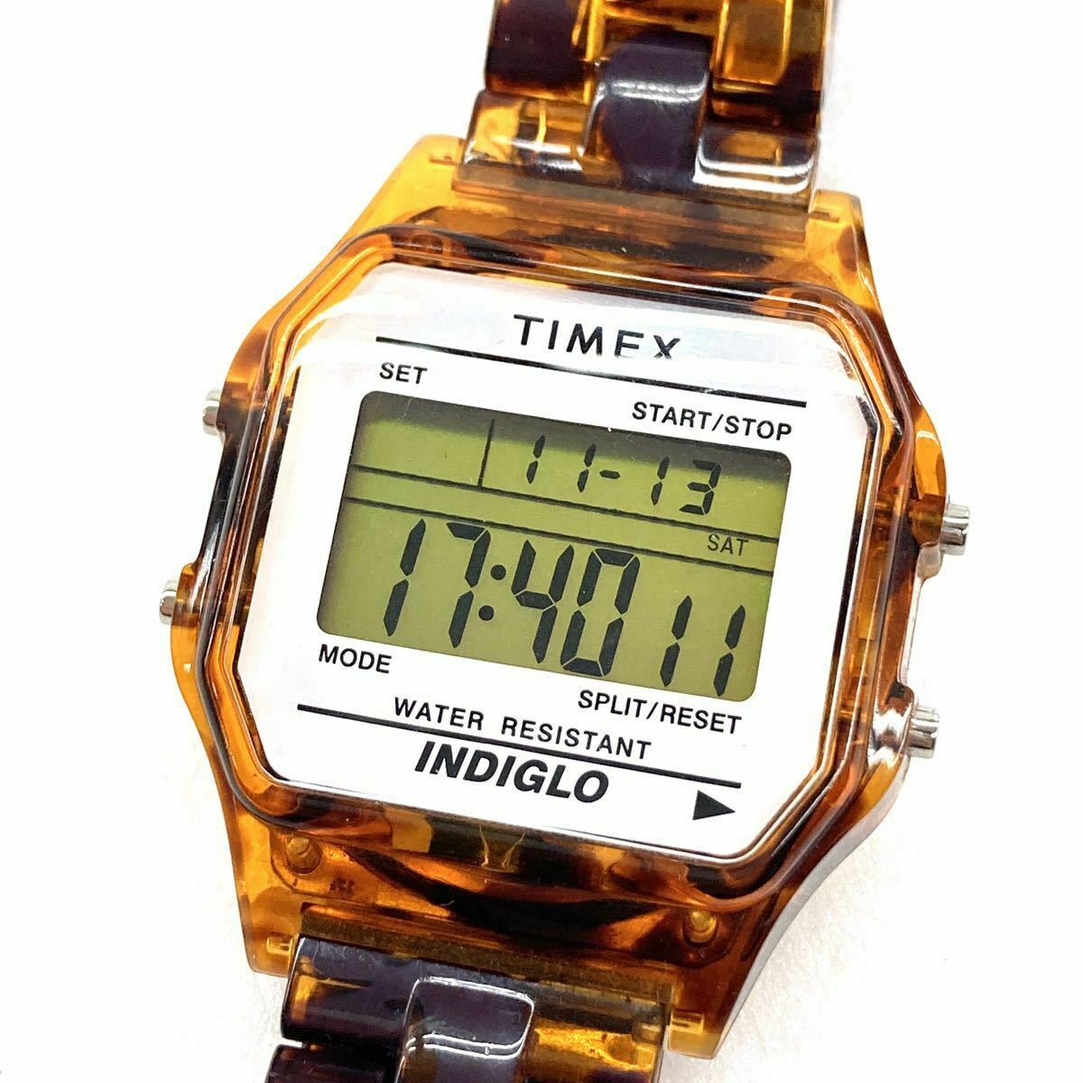 TIMEX × BEAMS Bespoke Watch Classics Digital Tortoise shell Unisex