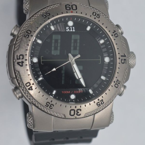 5.11 Tactical Series Titanium Mens Analog Digital Quartz 5.11 Tactical Series Titanium Mens Analog Digital Quartz