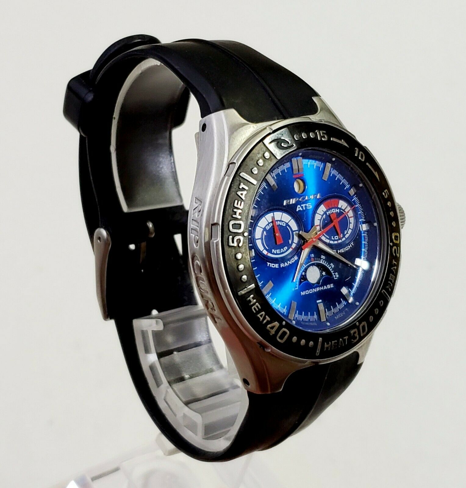 RARE,UNIQUE Men's Watch RIP CURL A1002 Grinder Tidemaster in BOX