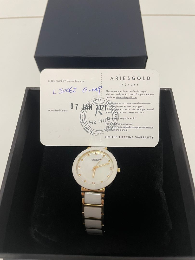 Aries gold best sale enchant watch