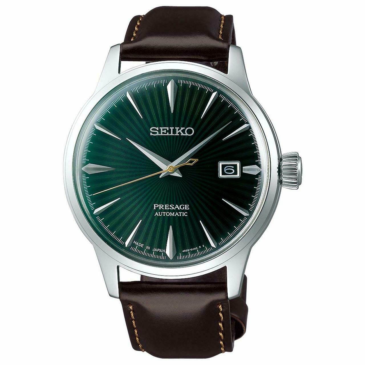 seiko men's presage automatic watch