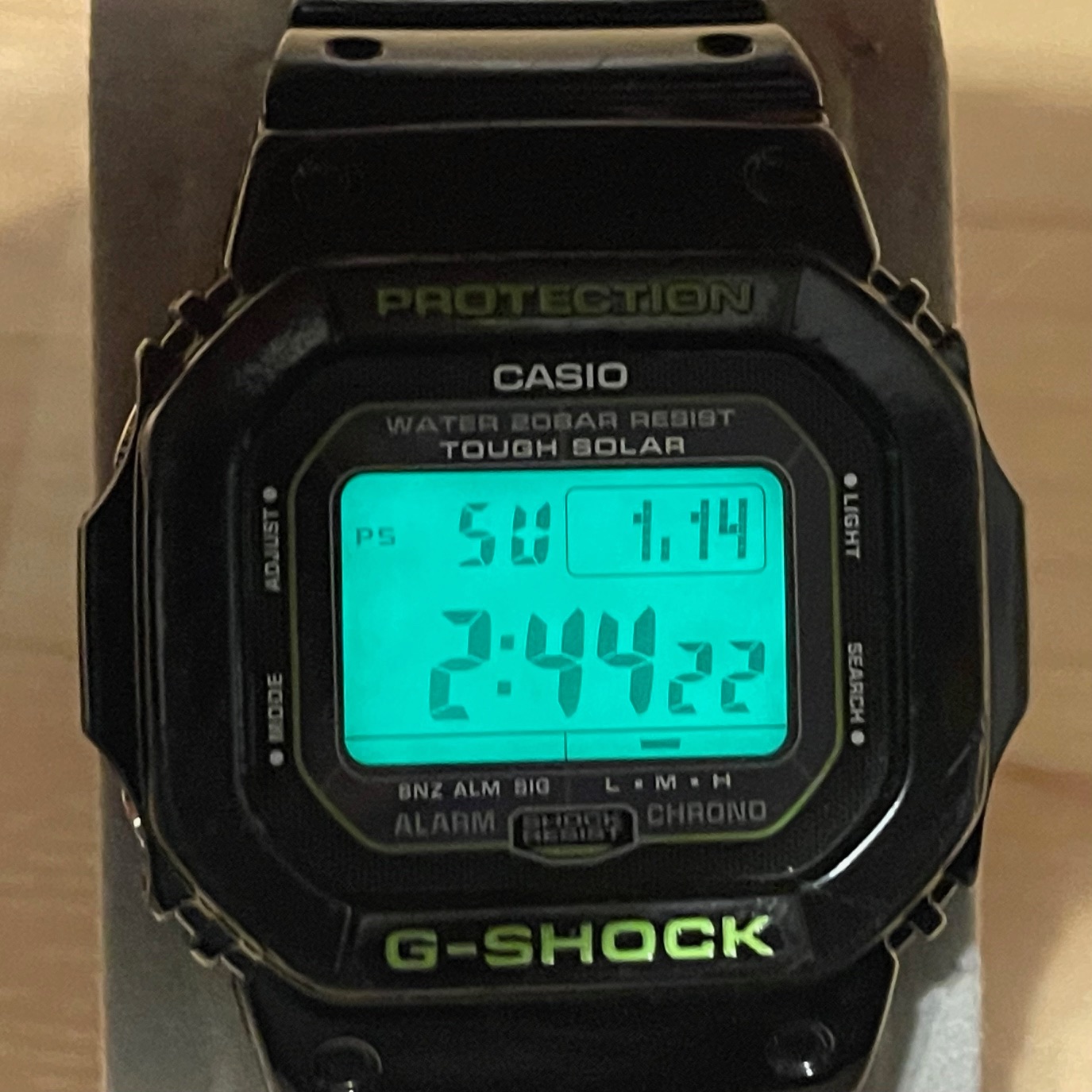 WTS] Casio G-Shock G-5600B-1 “Zombie” Tough Solar Atomic Square