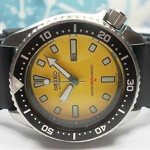 SEIKO 150M DIVERS AUTOMATIC LADIES WATCH 4205-0156, YELLOW | WatchCharts