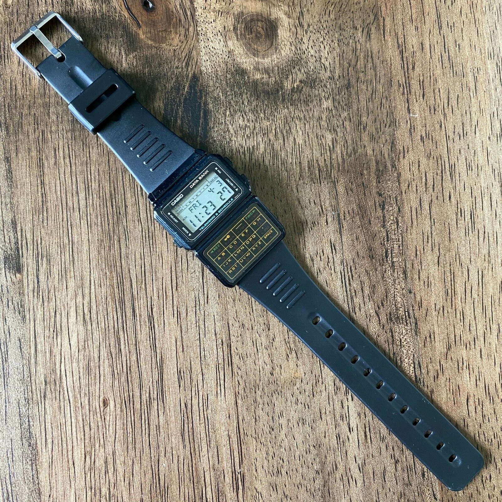 RARE Vintage 1985 Casio DBC-60 Data Bank Calculator Watch Made in
