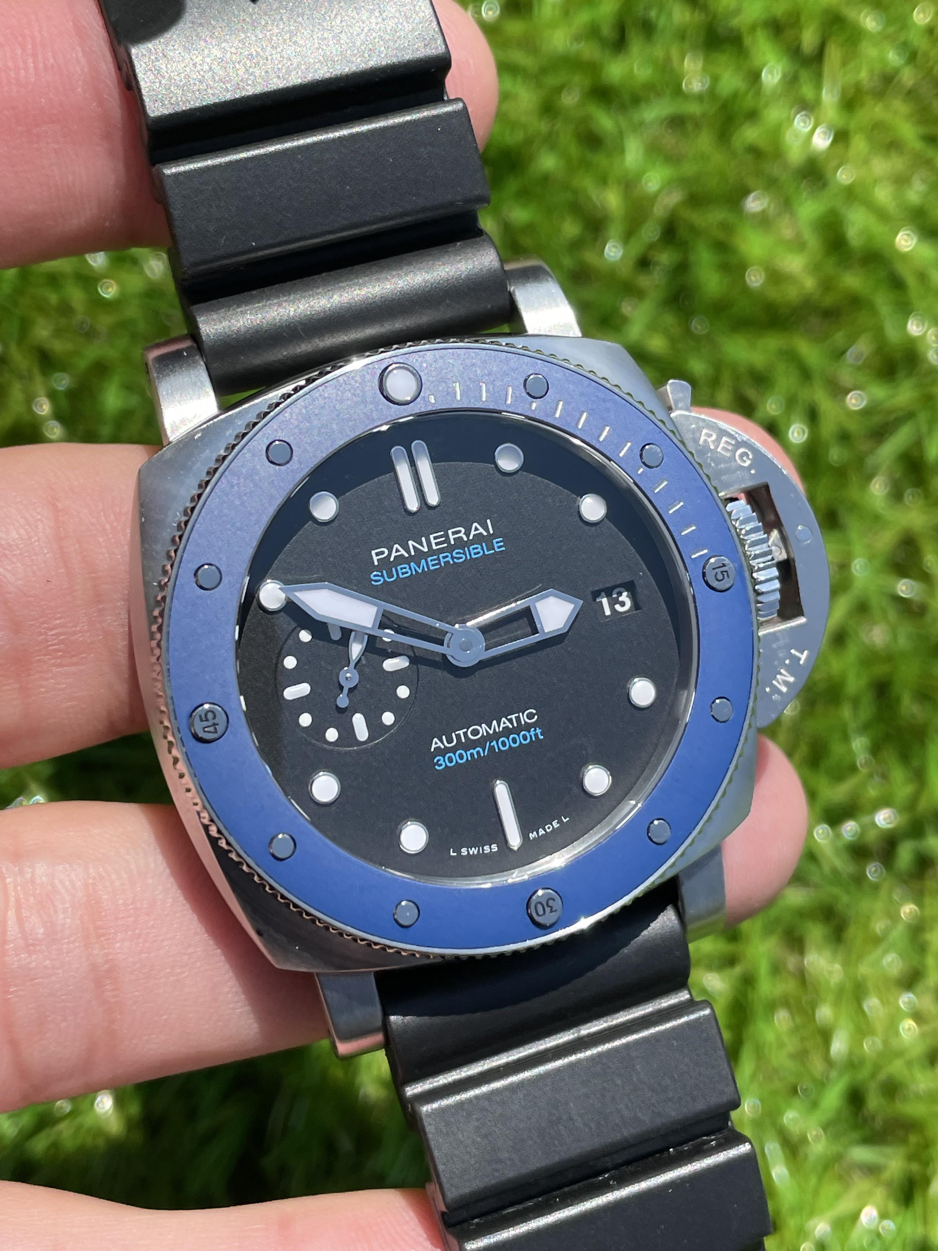 WTS 2022 Panerai Luminor Submersible Azzurro 42mm PAM01209 Full