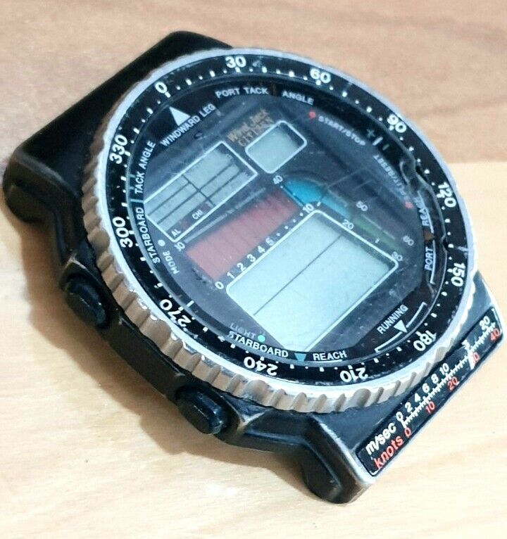 Citizen D120 Wind Jack Windsurfing Japan Digital Watch parts
