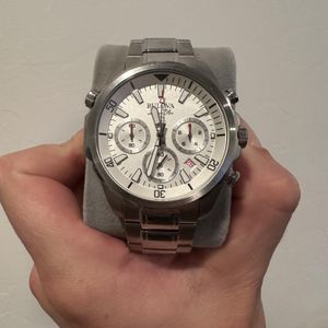 IS547)【美品】BULOVA MarineStar 96B255 クロノグラフ ホワイト