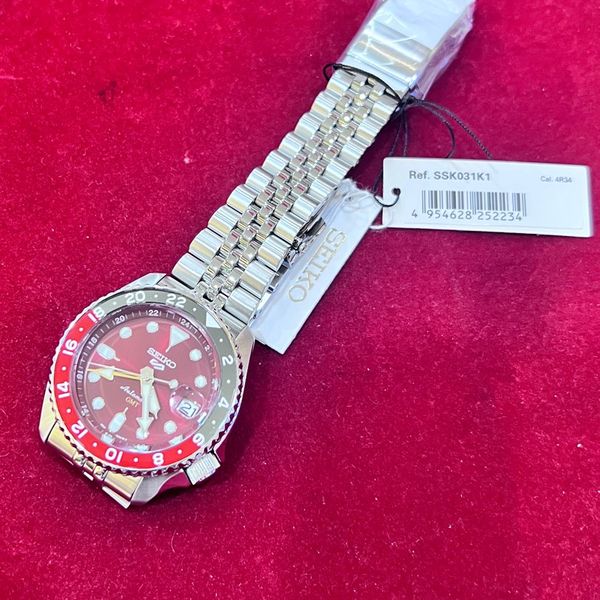 Seiko 5 Passion Red GMT Limited Edition Automatic [SSK031K1 ...