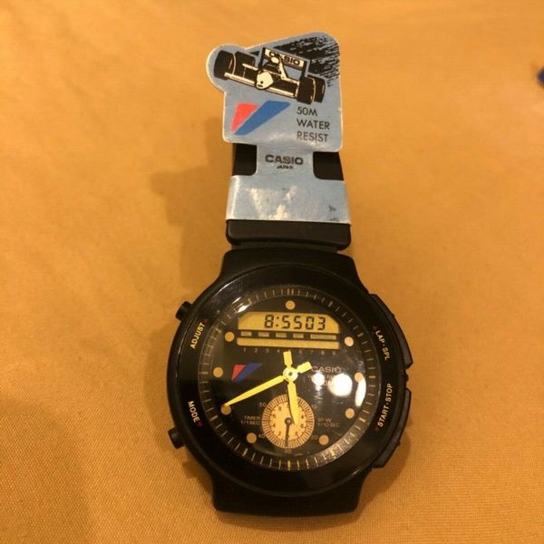 動作確認済 Casio VQ-14 731 ヴィンテージ レア Rare Casio 373 VQ-12 Digital Analog Quartz Black Vintage