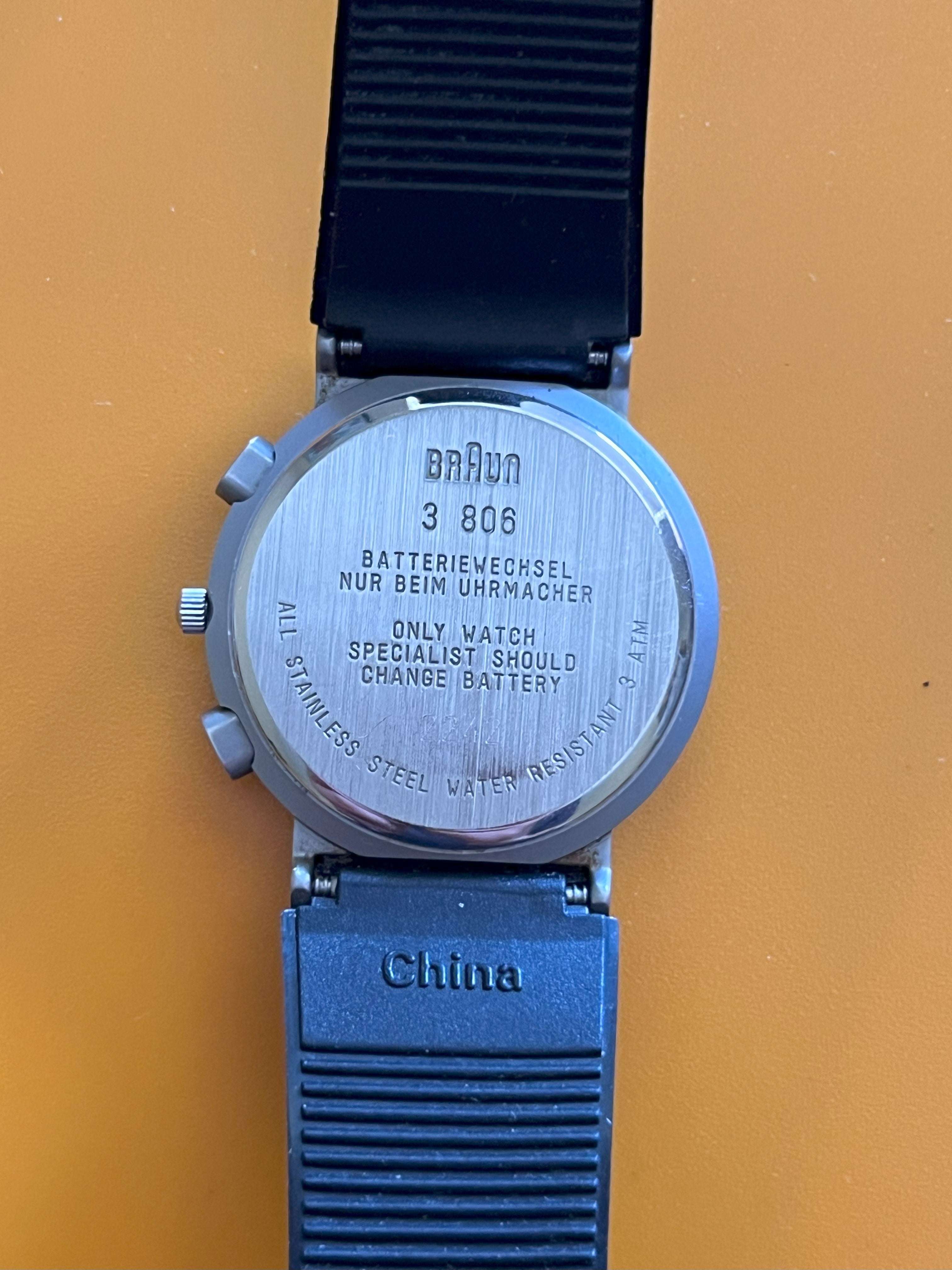 WTS] Braun AW60 (3806) -- Rare Quartz Chronograph [circa. 1995 