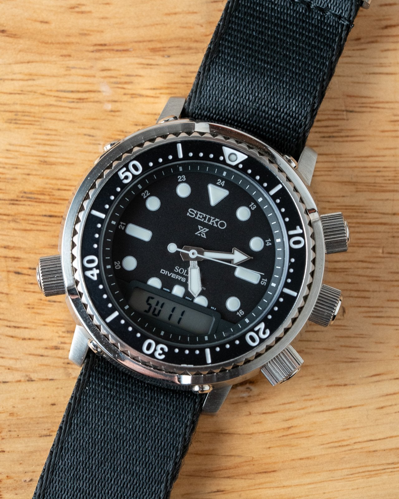 Seiko Arnie w/steel bracelet SNJ033 | WatchCharts Marketplace