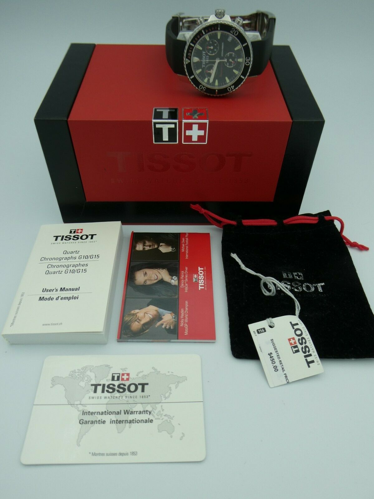 Tissot Seastar 660 Quartz Chronograph gents watch A462 562