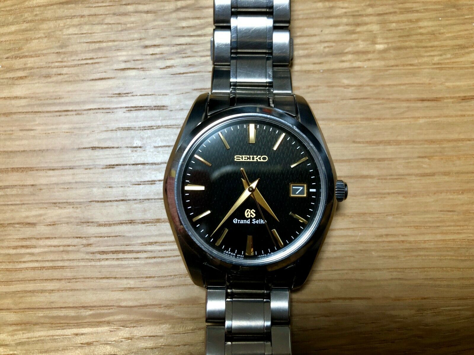 Grand Seiko SBGX069 9F62 0AE0 Titanium black gold 9F Quartz pre