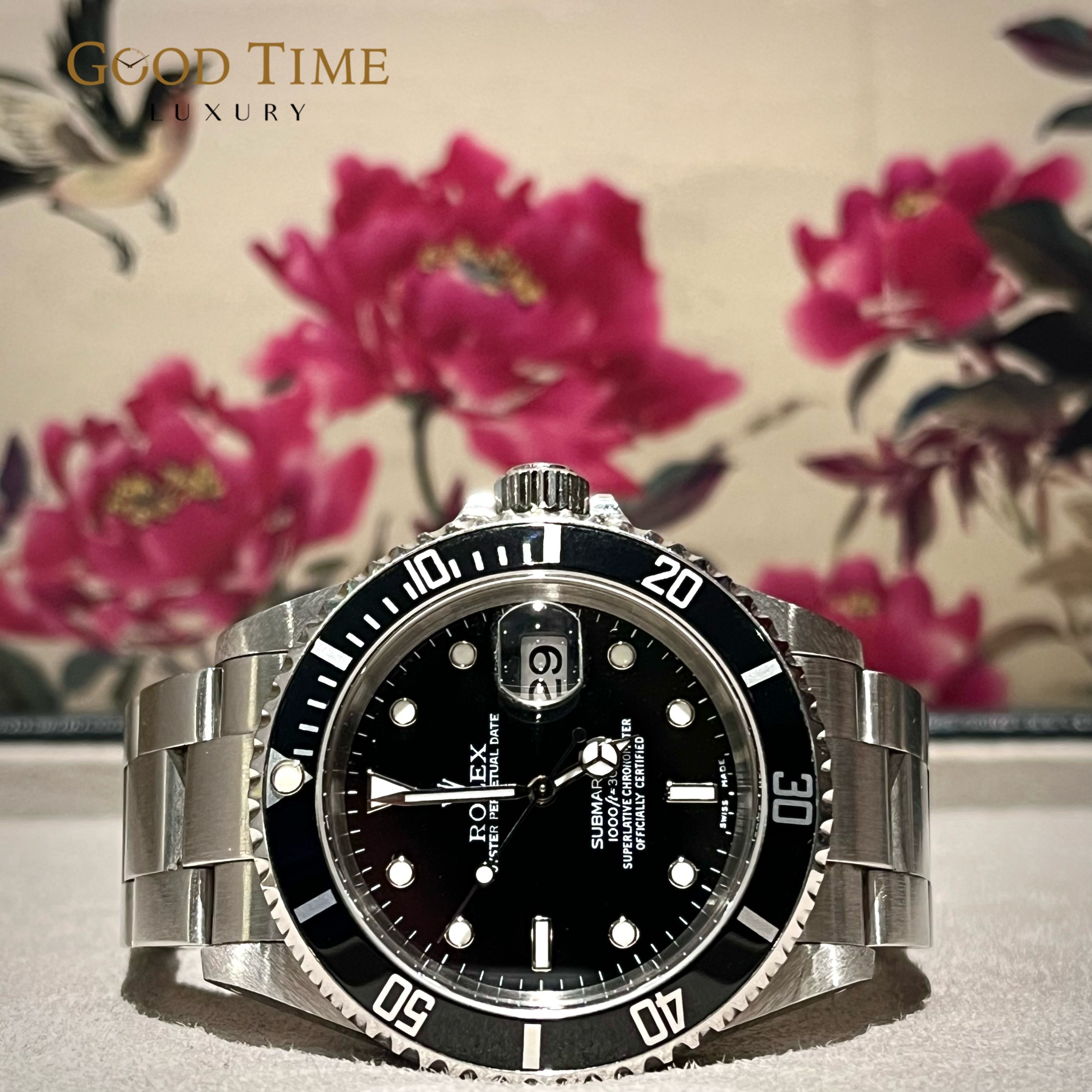 Unpolished 2002 Rolex Submariner 16610 Date 40mm WatchCharts