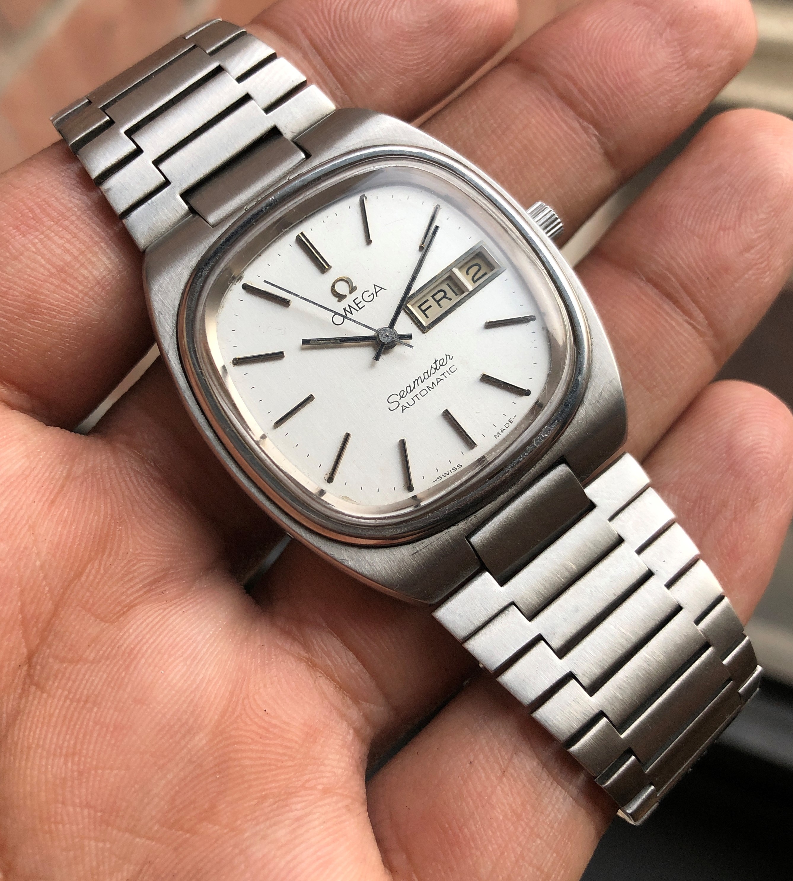 WTS Omega Seamaster TV White dial Automatic Vintage 166.0213