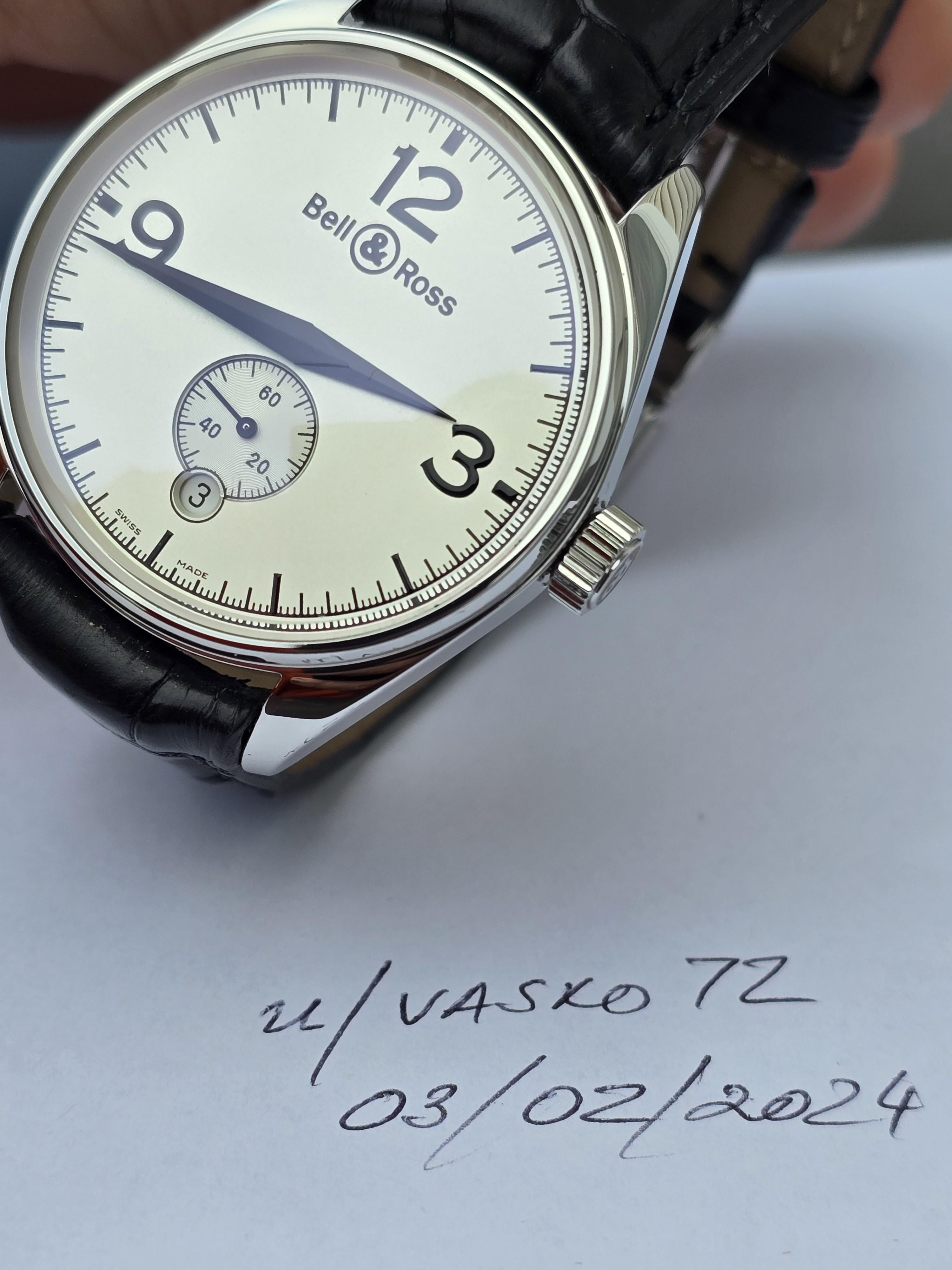 WTS Bell Ross Vintage 123 Geneva White WatchCharts