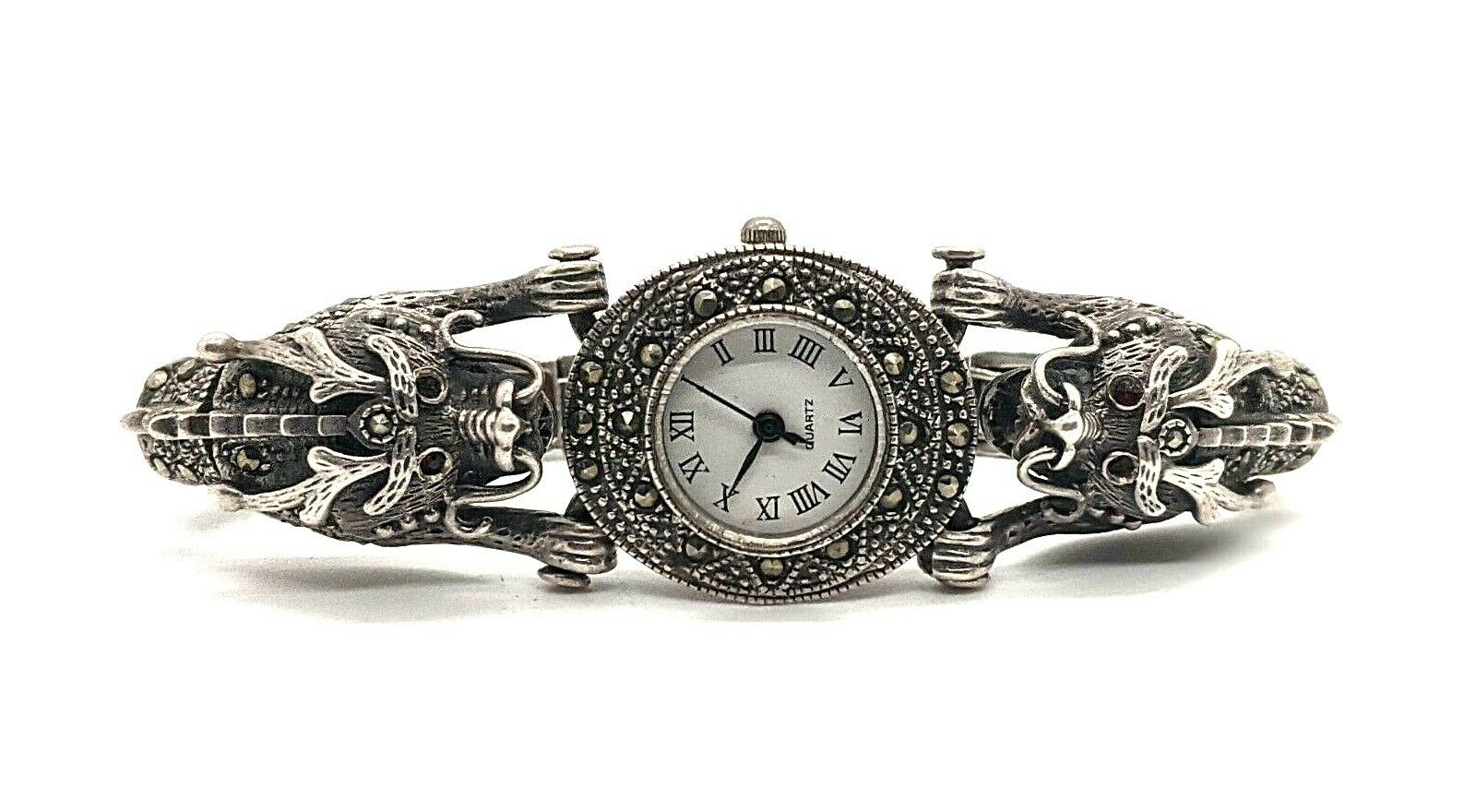 Sterling Silver Marcasite Watch | House Of Treasures