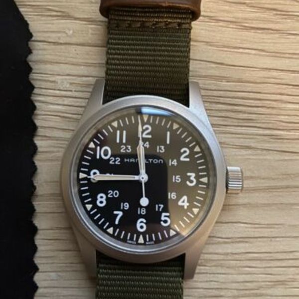 Hamilton Khaki Field Mechanical H69439531 Hand Wind With NATO and ...