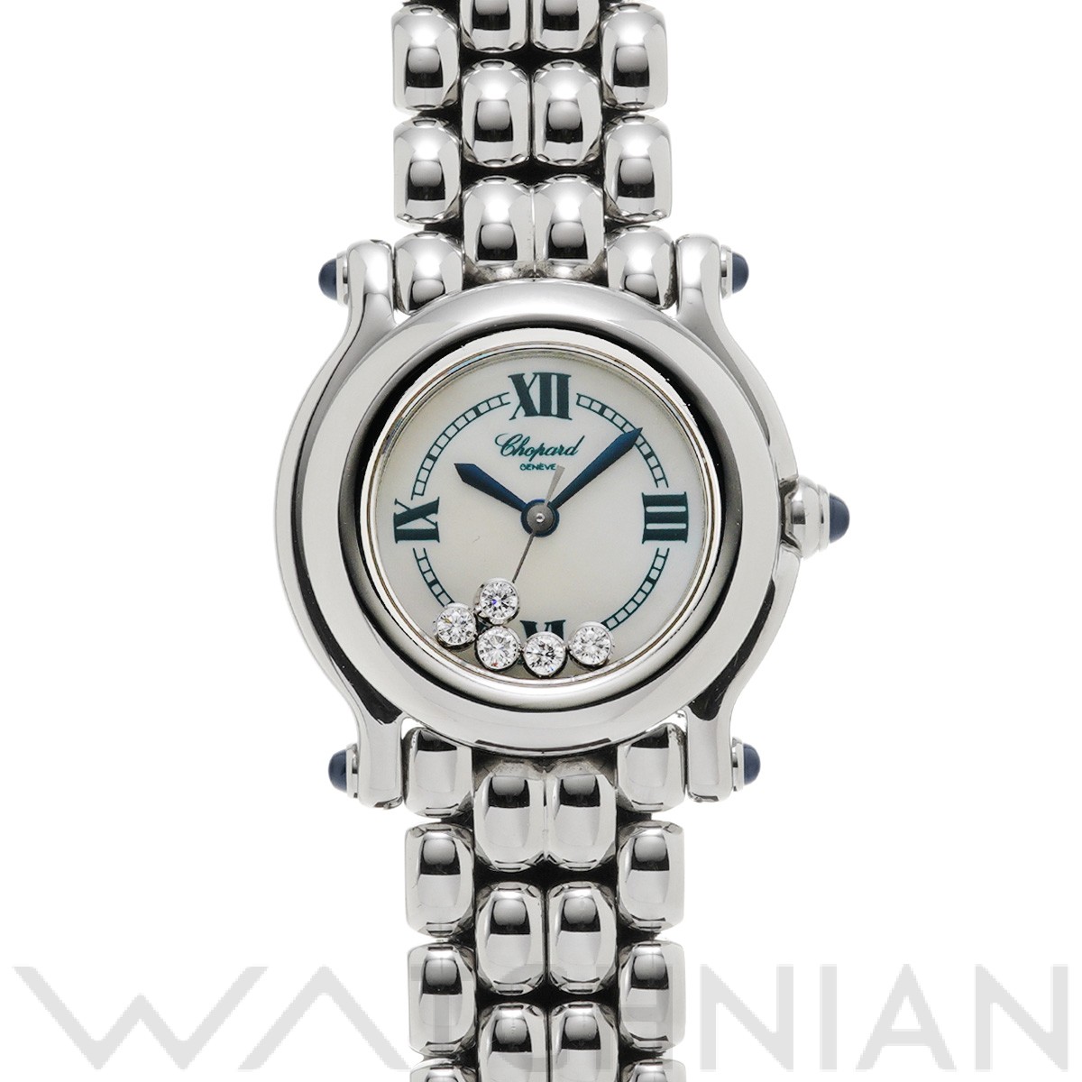 Used Chopard Happy Sport 27 8250 23 White Shell Diamond Ladies