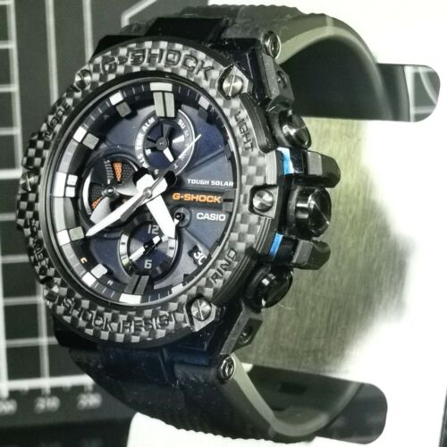 Casio G-Shock PREMIUM G-Steel XL Sapphire & Carbon Bezel GST-B100