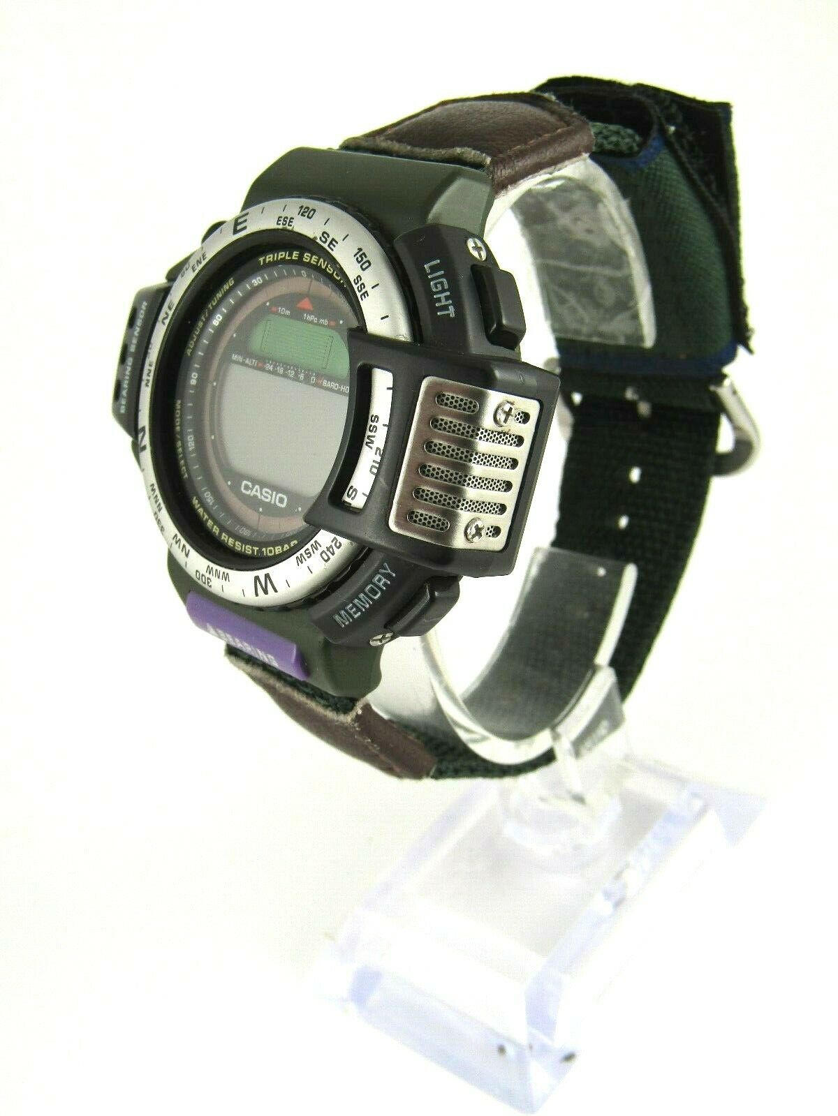 Rare Vintage CASIO PRO TREK DPX-500 Triple Sensor Men's Watch