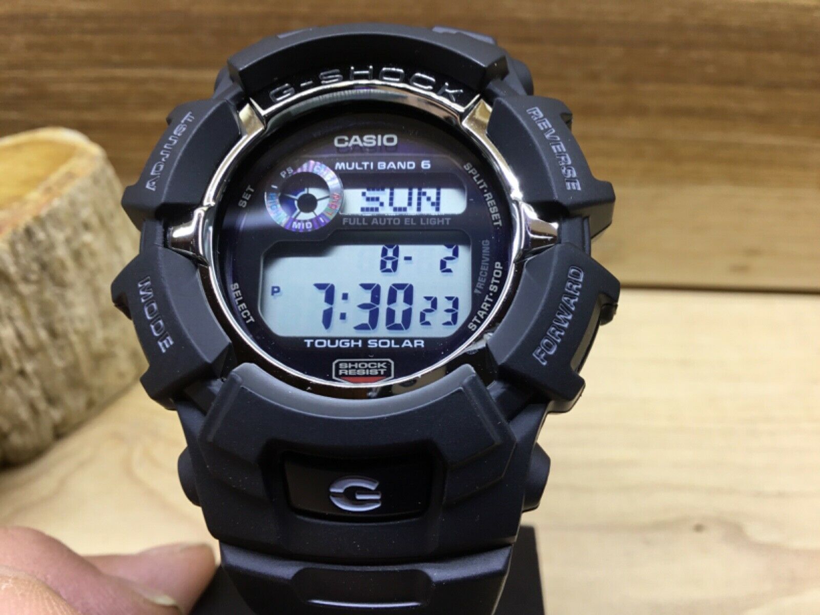 Casio Mens G-Shock 3195 200M Solar GW-2310-1CR Watch Black