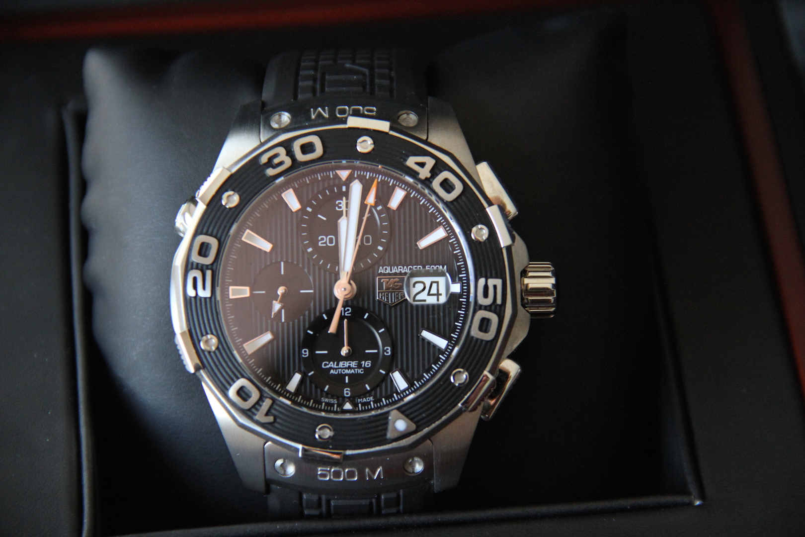 FSOT Tag Heuer Aquaracer Chronograph Automatic 500M Model CAJ2110