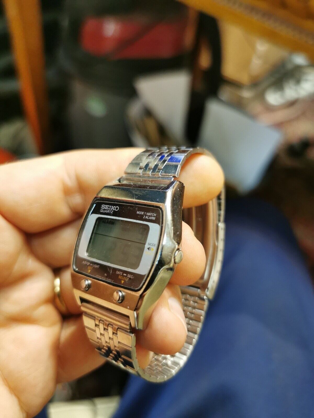 稼動 セイコー SEIKO デジタル腕時計 クォーツ A021-5000 SEIKO - A021-5000 - a-series - Vintage Digital Watch