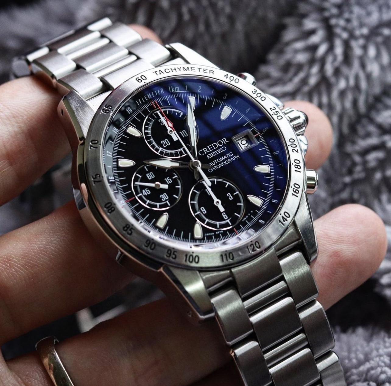 Credor chronograph deals