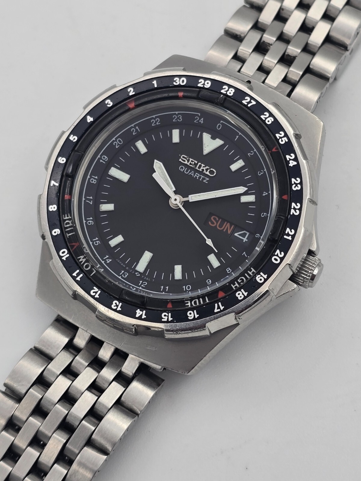 SEIKO 8123-7250 FISHING MASTER RARE JDM QUARTZ VINTAGE FEBRUARY 