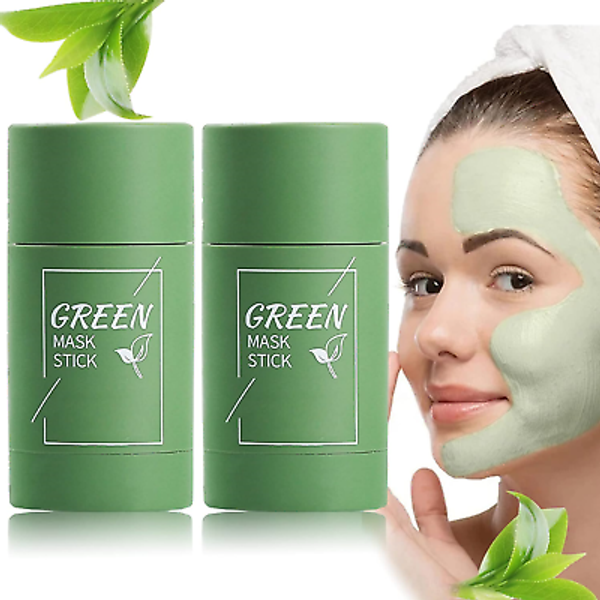 Green Tea Cleansing Mask Stick, Blackhead Remover Green Mask Stick