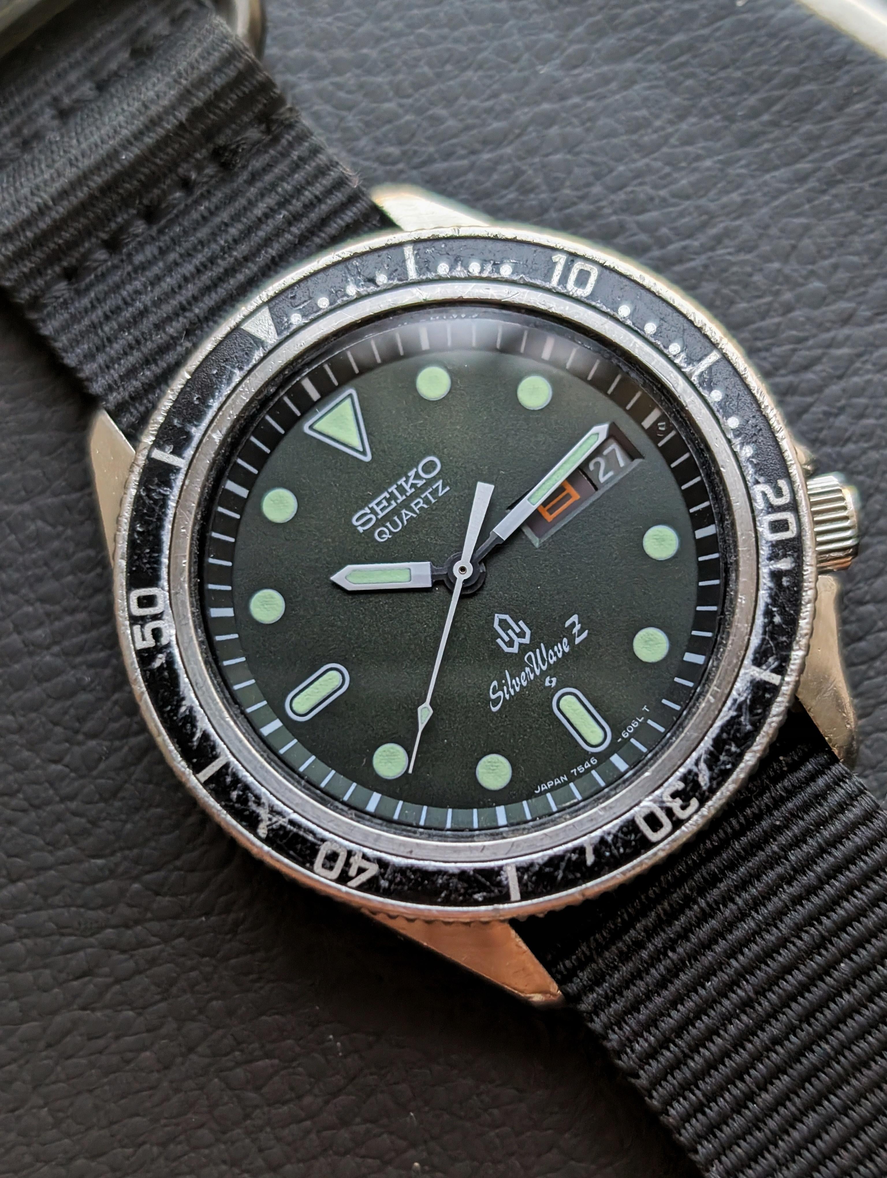 SEIKO SilverWave Z クォーツ 腕時計 7546-6060 希少